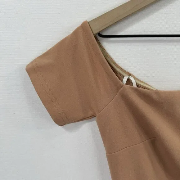 Lulu's Peach Off-Shoulder Maxi Dress - Picture 5 of 15